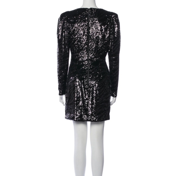 Parker Black V-Neck Dress Women's Size 16 NWT - Picture 3 of 16